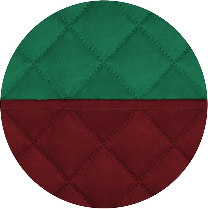 PureFit Reversible Quilted Sofa Cover Dog Couch Covers for Sofa, 66 in | Green/Red, Water Resistant Couch Protector, Washable Pet Couch Cover with Non Slip and Elastic Straps For Kids