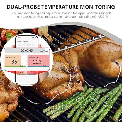 Upgraded WiFi and Bluetooth PID Trapezoid Control Board with Smart APP Control for Pit Boss Wood Pellet Grill Lexington 540/Classic 700/Austin XL 1000/440FB1 Matte Black Models