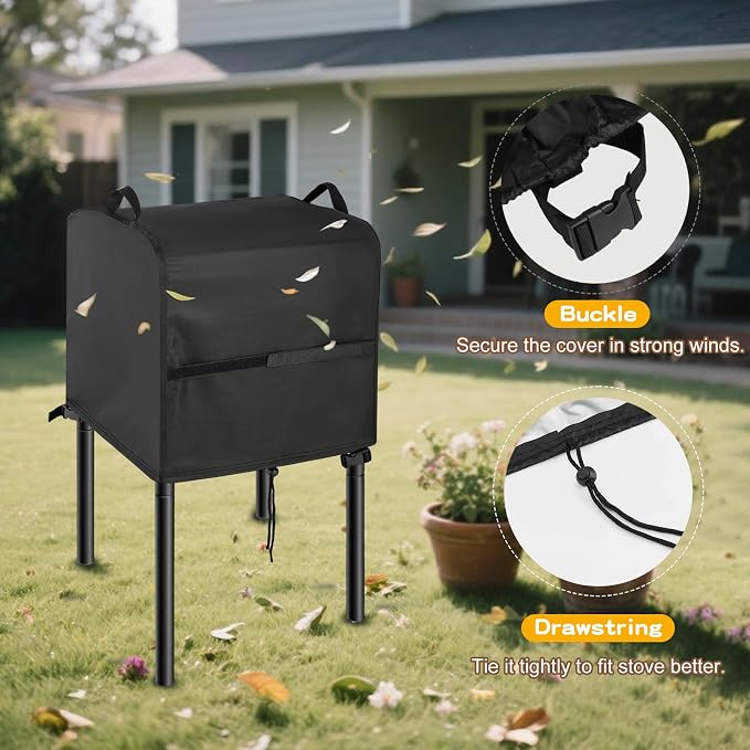Stove Cover for VIVOHOME Single Burner, 16x16x16in
