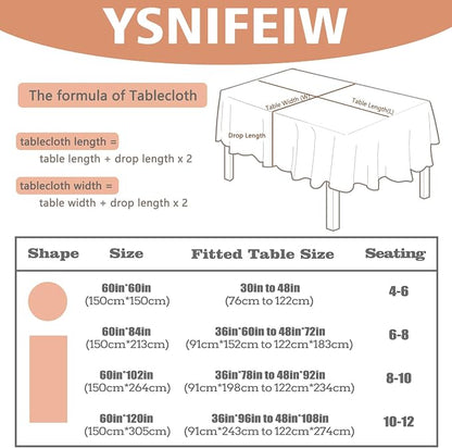 Outdoor Tablecloth with Umbrella Hole Elegant Zipper Patio Table Cloth for Outdoor Patio Garden Yard Decor
