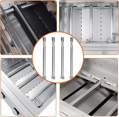 Grill Briquettes Tray Replacement Parts Kit for Summerset Sizzler 26" 32" Grill, Briquettes Tray Parts for RCS RJC32A RJC26A RJC40A RJC32AL RJC40AL Heat Plates and Burner