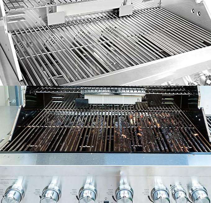 740-0781 Grill Grates Replacement Parts for KitchenAid BBQ Grill Parts 5 6 Burner 740-0781 720-0856V 720-0856 750-0781 730-0856 Stainless Steel Cooking Grid Grates Sam's Club Grill Parts
