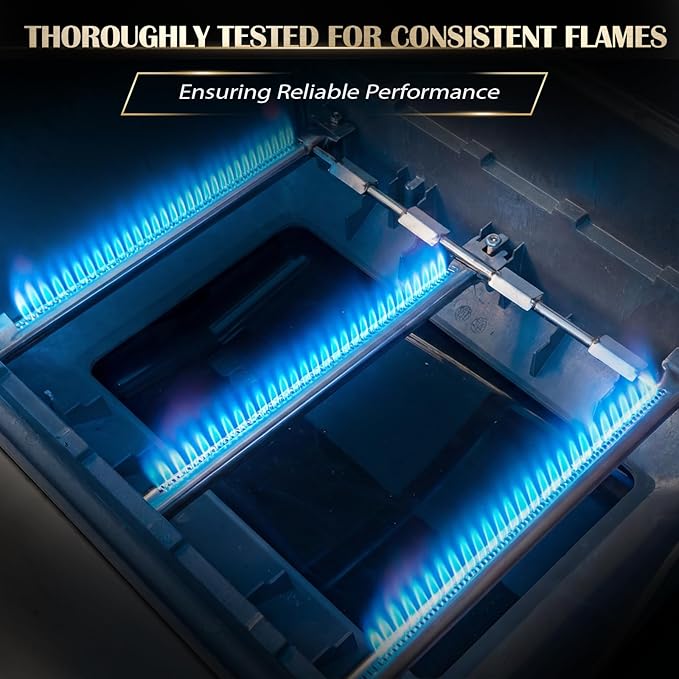 69787 Grill Burner Replacement for Weber Spirit 300, GS4 Grill Parts for Spirit 3 Burner Grills, Spirit E/S-310 E/S-330 (2013 and Newer), 18 Inch SUS304 Grill Burner for Weber Spirit II E-310