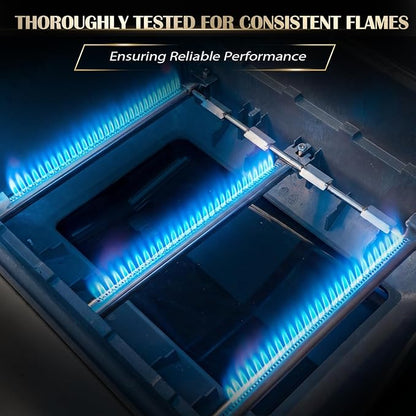 69787 Grill Burner Replacement for Weber Spirit 300, GS4 Grill Parts for Spirit 3 Burner Grills, Spirit E/S-310 E/S-330 (2013 and Newer), 18 Inch SUS304 Grill Burner for Weber Spirit II E-310