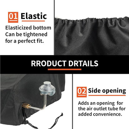 Cover for Blackstone 22 inch Griddle Water Resistant 600D Polyester Heavy Duty Flat top 22" Gas Grill Cover Exclusively Fits Blackstone 22" Griddle Cooking Station-22in with Hood Cover