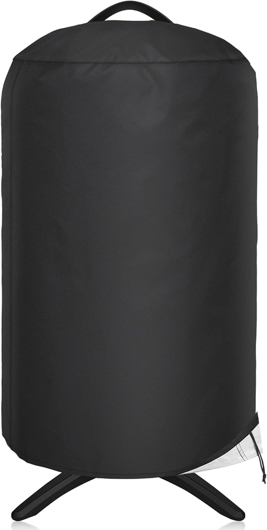 NEXCOVER Round Grill Cover -19.5” Dia for George Foreman Gfo3320 Gfo240 Crills, Dome Smoker Cover, Fade & UV Resistant Barbecue Cover,Waterproof BBQ Grill Cover, Black