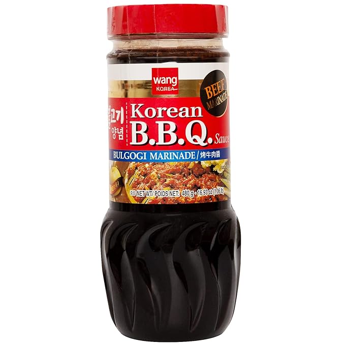Wang Bulgogi Sauce - Korean BBQ Marinade for Beef Bulgogi, Authentic Korean Bulgogi Sauce, Sweet Savory Flavor, No MSG, Made in Korea - 16.93 oz Bottle - Perfect for Korean BBQ
