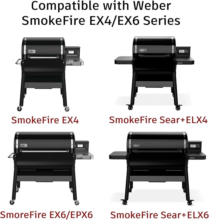 Large Flavorizer Bar for Weber Smokefire EX4 EX6 Series, Wood Pellet Smoker Grill Heat Plate Replacement Parts for Smokefire EX4 EX6 ELX4 EPX6 ELX6, Replacement Part 68947