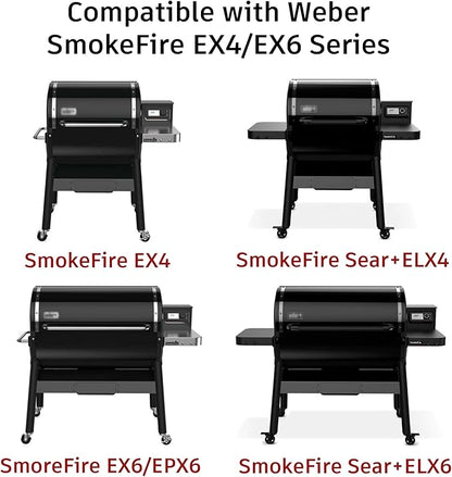 Large Flavorizer Bar for Weber Smokefire EX4 EX6 Series, Wood Pellet Smoker Grill Heat Plate Replacement Parts for Smokefire EX4 EX6 ELX4 EPX6 ELX6, Replacement Part 68947