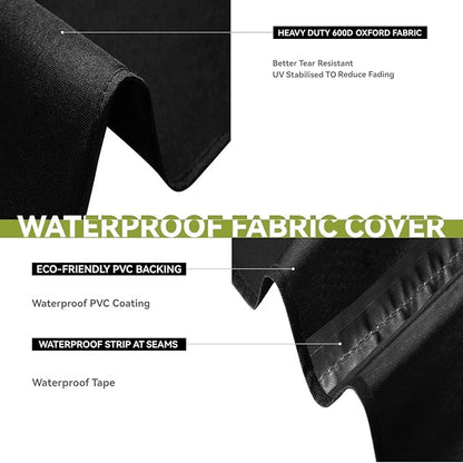Pizza Oven Cover for Big Horn Outdoors Gas Pizza Oven | 600D Heavy Duty Waterproof Cover,Black