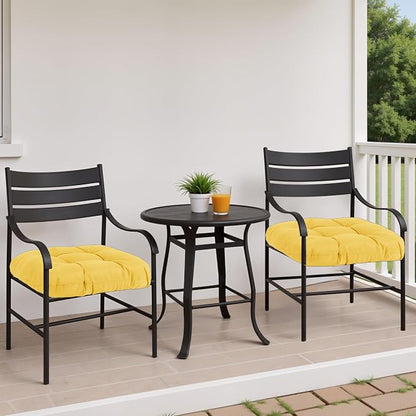 MTMR 2Pcs Outdoor Chair Cushions, Patio Furniture Seat Pads, Waterproof | 2Pcs , waterproof cover, PP cotton, u-shaped, no-fading, thick patio seat pads for outdoor wicker furniture in yard, 19x19x4