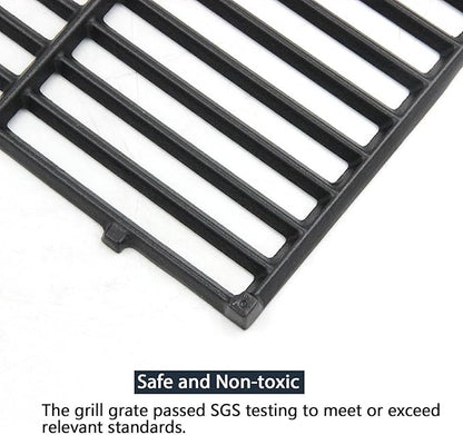 Hongso 7637 Grill Grates for Weber Spirit 200, 17.5 inch Grill Parts for Spirit E210 S210 E215 E220, Spirit II E/S 210 Grills (2013-2017 Front Control Panel), Not for Side Control Models & 300 Series