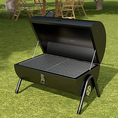 Camping Barbecue Grill Portable Charcoal Grill Stainless Steel Tabletop BBQ Grill for Outdoor Cooking Picnic Barbecue Charcoal Grill