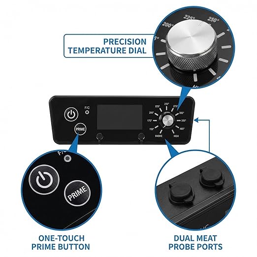 Pit Boss Control Board, Digital Thermostat Control Board Kit Replacement for Pit BOSS 5 Series Vertical Pellet Smoker