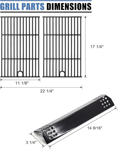 Replacement Parts for Nexgrill 720-0925P 720-0925 4 Burner Gas Grill, Replacement for Nexgrill 720-0925P Grate and Nexgrill 720-0925P Flame Tamer