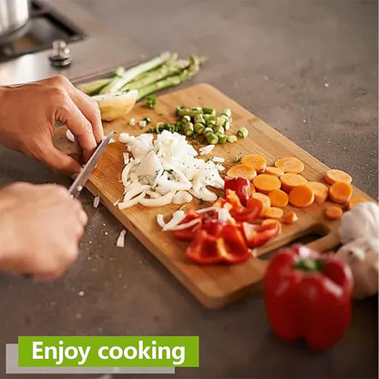 Best Dad Ever Gifts, BBQ Bamboo Cutting Board, Dads Christmas Gifts from Daughter Son, Cool Birthday Gifts for Stepdad, PaPa, Daddy, Father 12.2"L x 8.7"W x 0.4"Th