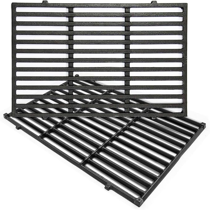Hongso 19.5" Grill Grates for Weber Genesis E-310, Genesis 300 Grill Grates for Genesis E310 E320 E330 S310 S320 S330 EP310 EP320 EP330 Gas Models, Replacement Parts for Weber 7524 7528, Cast Iron