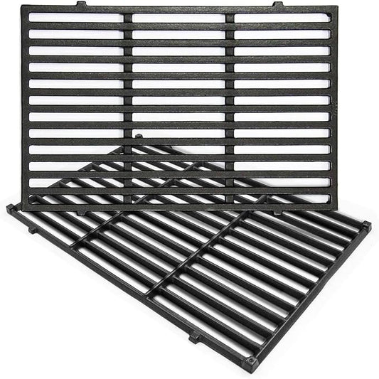 Hongso 19.5" Grill Grates for Weber Genesis E-310, Genesis 300 Grill Grates for Genesis E310 E320 E330 S310 S320 S330 EP310 EP320 EP330 Gas Models, Replacement Parts for Weber 7524 7528, Cast Iron