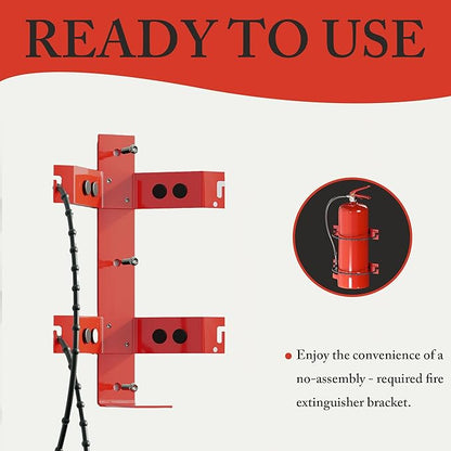 Premium Fire Extinguisher Mount Bracket 2-Pack - Supports up to 10 lbs, Heavy-Duty & Easy Installation - Ideal for Home, Truck, RV, Boat, Marine & Commercial Use - Secure & Durable Holder