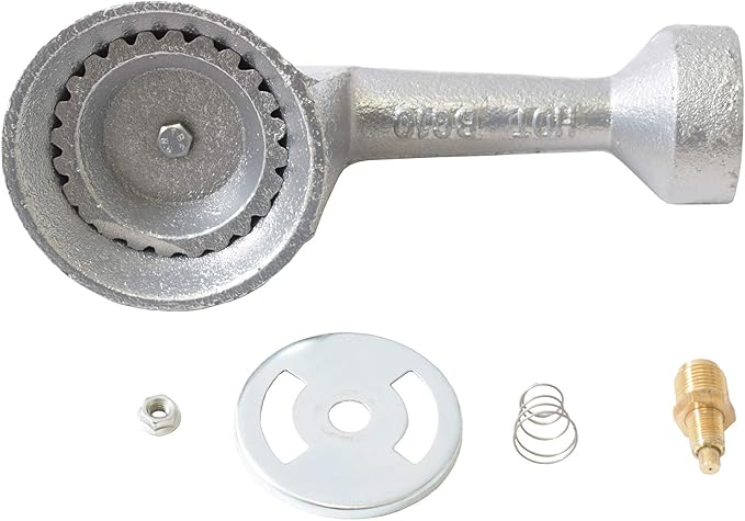 COOKAMP Cast Iron Propane Burner Head with Brass Fitting Orifice (SH10-DIY Burner)