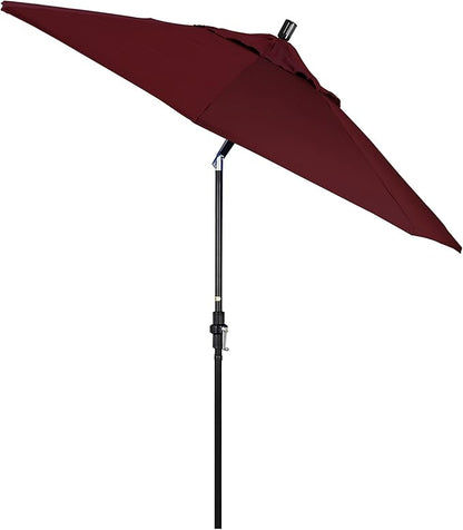 California Umbrella 9' Round Aluminum Pole Fiberglass Rib Market Umbrella