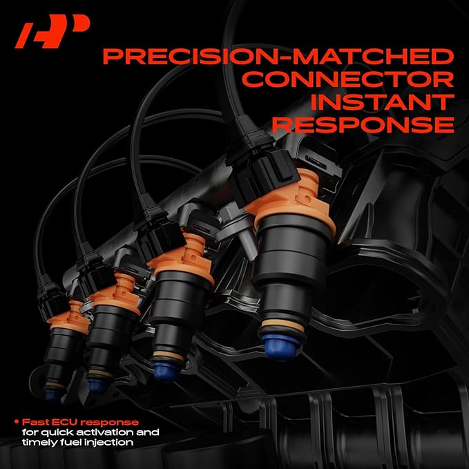A-Premium Set of 4 Fuel Injectors Compatible with Toyota Camry 2010-2017, RAV4 2009-2018, Highlander 2009-2019, Sienna 2011-2013, Avalon 2013-2018, Venza 2009-2015 & Scion tC & Lexus ES300h, NX300h