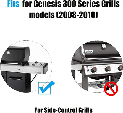 GRISUN 67847 Igniter for Weber Genesis 300 Series Side Control 2008-2010 | Fits Weber Genesis E310 E320 EP310 EP320 S310 S320 CEP-310 CEP-320; 1819-51 igniter with ceramic collector box