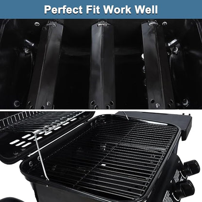 Replacement Grill Parts for Expert Grill XG10-101-002-02 3 Burner Gas Grill, Heat Tents Heat Plates & Cooking Grid Grate for 3 Burner Walmart Expert Grill Model XG10-101-002-02 GBC2016WRS