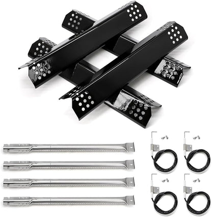 Grill Replacement Parts for Kitchenaid 740-0780 740-0781 720-0954 720-0745B 720-0745 720-0733A 720-0745A 720-0733, Heat Plates Grill Burners Igniters for Kitchenaid 740-0780 4-Burner Gas Grill