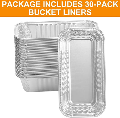 30 Pack 9328812P06 Grill Grease Pan Liners Replacement for CharBroil Performance 463242716 463234513 463344523 G325-5703-W1 G416-0015-W1 463331221 463365021 463448021 9328812P06 463350521 Grill Parts