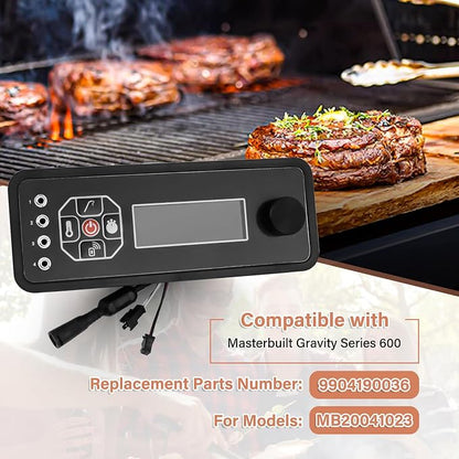 Digital WIFI Controller Replacement Parts for Masterbuilt Gravity Series 600 Digital Charcoal Grill + Smokers, 9904190036 Control Panel Board Replacement Part for Masterbuilt 600 Smoker MB20041023