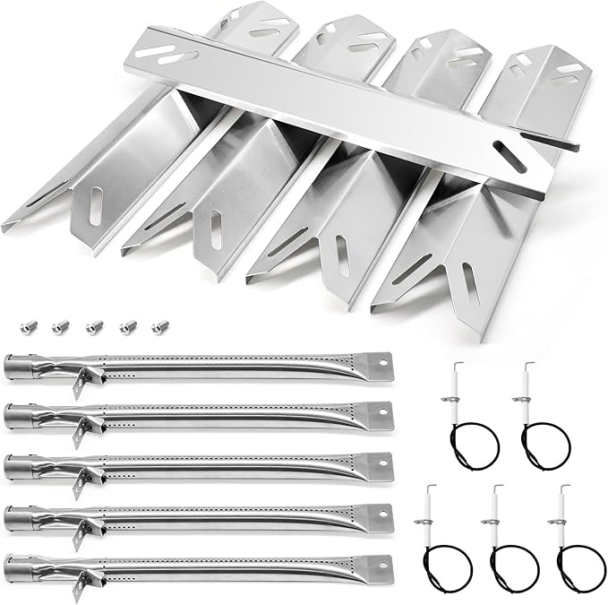 Grill Parts for Cuisinart GAS9556AS GAS9456AS GAS2556AS GAS2456AS, BBQ Grill Replacement Parts for Cuisinart 5 Burner Gas Grill GAS9556AS GAS2556AS, Cuisinart 4 Burner Gas Grill GAS9456AS