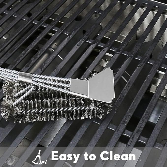 Grill Grates for Char-Broil Performance 4-Burner 463342119 463377017 | Cast Iron Replacement Parts for charbroil 463347017 G321-0005-W1 G321-0006-W1 3-piece 18 x 25 in set