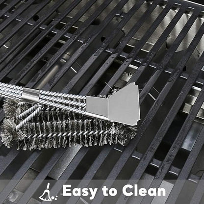 Grill Grates for Char-Broil Performance 4-Burner 463342119 463377017 | Cast Iron Replacement Parts for charbroil 463347017 G321-0005-W1 G321-0006-W1 3-piece 18 x 25 in set