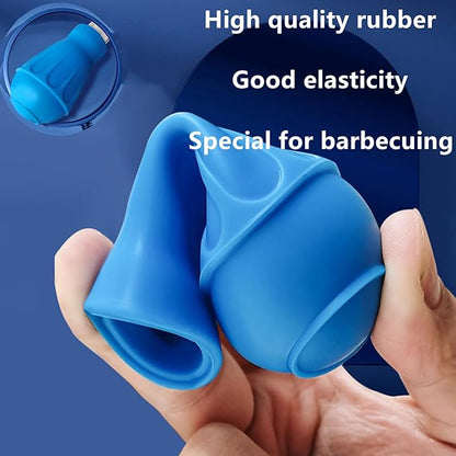 Turkey Baster for Cooking, 30ml 1 oz Turkey Oil Suction Tube with Scale, Clear Barbecue Turkey Baster Large Meat and Poultry Basters, Portable Safe Tools for Kitchen BBQ Daily Cooking, White