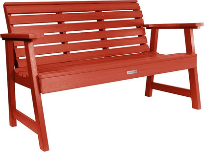 highwood Weatherly 4-Piece Garden Conversation Set, Rustic Red