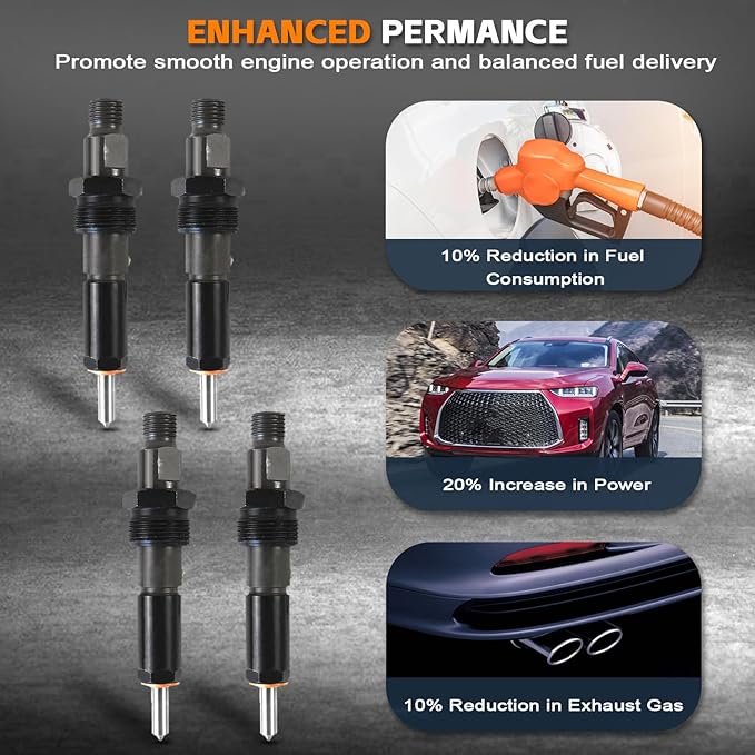 PANGOLIN 3932123 C3932123 Fuel Injector 4PCS for Cummins 4BT 3.9L 6BT 5.9L Diesel Engine Truck Aftermarket Parts