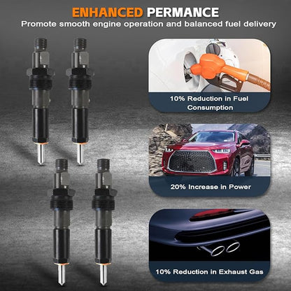 PANGOLIN 3932123 C3932123 Fuel Injector 4PCS for Cummins 4BT 3.9L 6BT 5.9L Diesel Engine Truck Aftermarket Parts