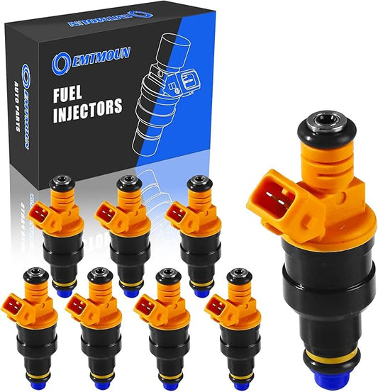 Set of 8 Fuel Injectors for Ford F150 F250 F350 Mustang 4.6L 5.4L V8 (1990-2008) – Replacement 0280150943 FJ713