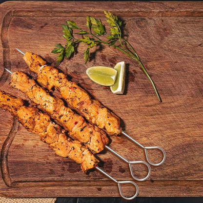 15 Pcs Stainless Steel metal skewers, 5.8 Inch Turkey Lacers, Wraps Turkey Lacers, Kabob Skewers Stainless, for Meat Trussing, Shish Kebob