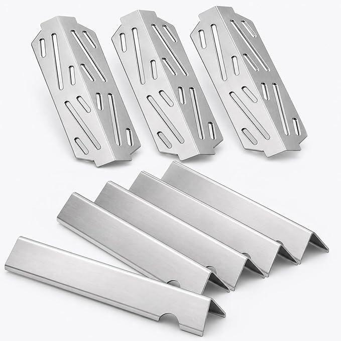 Genesis 2 Grill Parts for Weber Genesis ii 300 Series E-310 E-315 E-330 S-310 S-335 Replacement Parts, Replacement Kit for Weber 66032 SUS304 Stainless Steel Flavorizer Bars, 66795 Heat Deflectors
