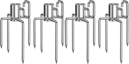onlyfire 6008 Rotisserie Meat Forks(1-Pair) for Weber and Other Model Grills - Only Fits 5/16" Square Spit Rods (Pack of 2)