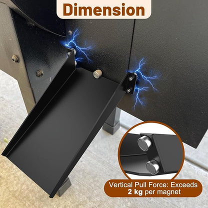 Magnetic Pellet Cleanout Chute | for Traeger and Pit Boss Smoker Pellet Grill Hopper Slide Accessory Wood Pellets Transfer Tool for Cleaner Hopper