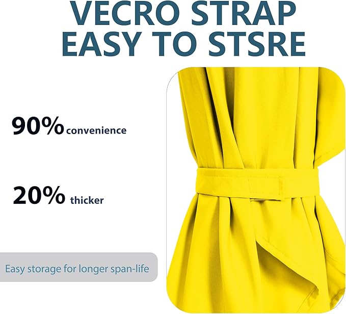 6.5x10FT Rectangular Patio Umbrella with Push Button Tilt & Crank Lift for Garden,UV Protection Outdoor Umbrella for Deck,Pool and Yard,Yellow