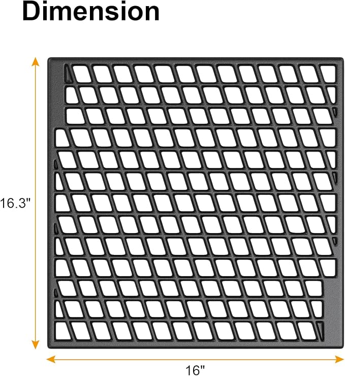 Dual Sided Sear Cooking Grate for Weber Genesis & Spirit 2016 and Newer Grill,Cast Iron Grid Grates for Weber Genesis 2022 SX-325S S-325S E-325S EX-325S 7670