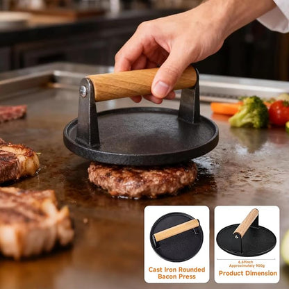 Griddle Accessories Kit for Blackstone, 28Pcs Hibachi Tools Accessories Set for Flat Top Teppanyaki with Griddle Spatula, Burger Press& Trivet Mat, BBQ Christmas Grilling Gifts for Dad,Men