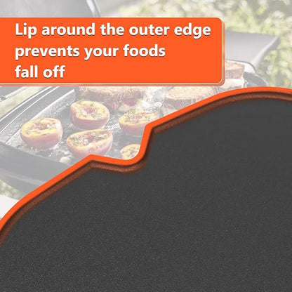 QuliMetal Cast Iron Grill Griddle for Weber Q2000N+, Q2200N+, Q2600N+, Q 2800N+ Gas Grills