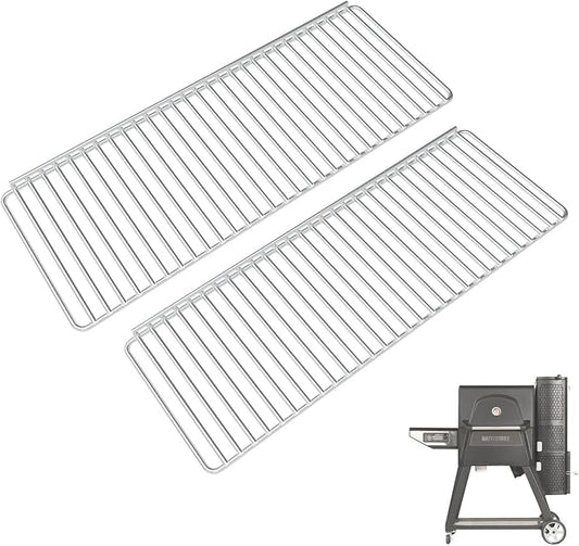 Grill Warming Rack Replacement for Masterbuilt Gravity Series 560 Digital Charcoal Grill and Smoker, Grill Holding Rack Accessories for Masterbuilt 560 Replacement Parts, Stainless Steel, 2PCS