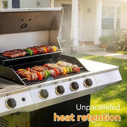 463365021 17" Grill Grates for Charbroil Performance 4 Burner 463365522 463366022 463352521 463354021 463350521 Models, Cooking Grates for Char-broil Grill Replacement Parts G426-0004-W1 G426-0005-W1