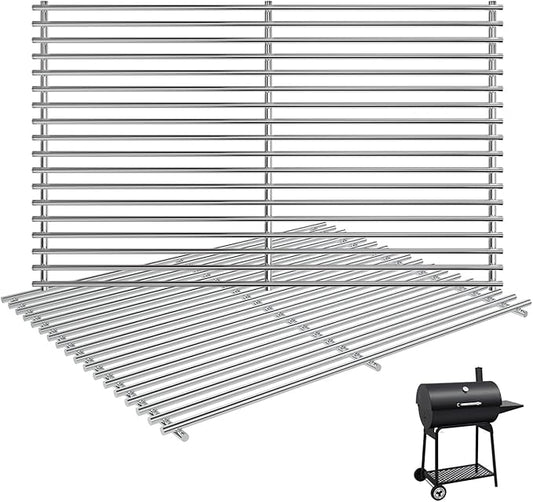 2-Pack Grill Grate Replacement Parts for Royal Gourmet CC1830 Series Charcoal Grill, Heavy-Duty Cooking Grid for 30-Inch Royal Gourmet Grill Parts CC1830,CC1830S,CC1830V,CC1830W,CC1830SC,CC1830F